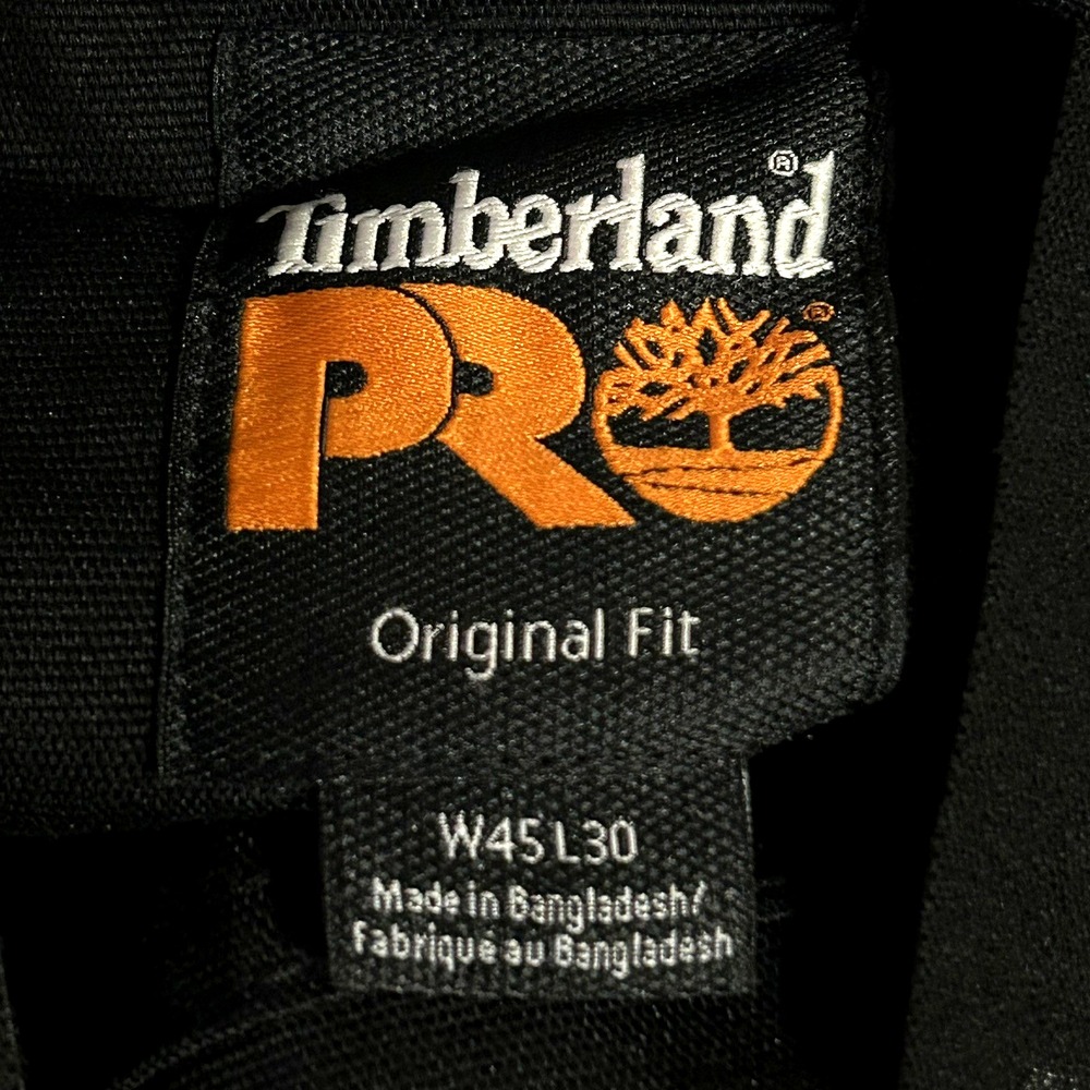 Timberland PRO Men's Ironhide Flex Bib Overalls Size XL (45X30")‎ Black Workwear - Picture 9 of 12